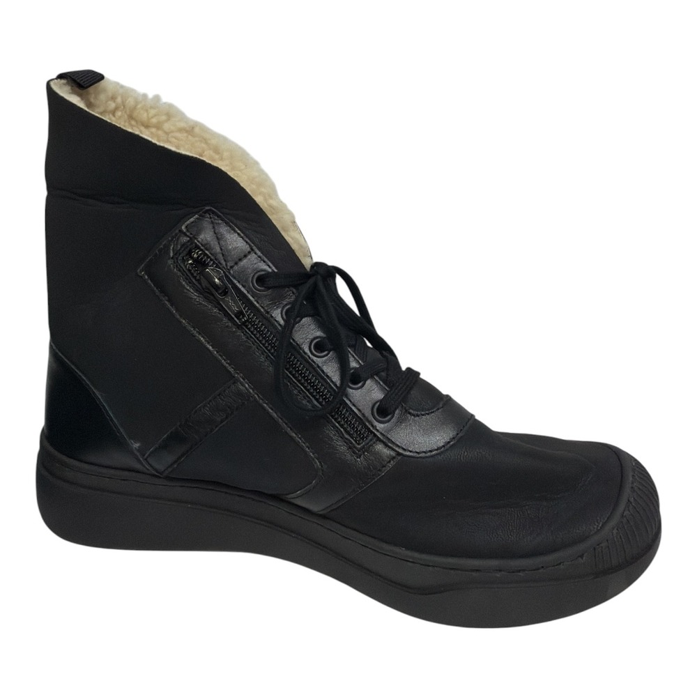 Softinos by Fly London Alio Faux Shearling Bootie Womens Size 42 NWT Portugal - Picture 4 of 10